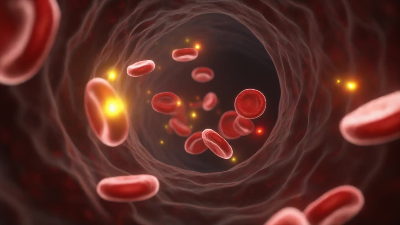 Blood cells illustration, cellular regeneration